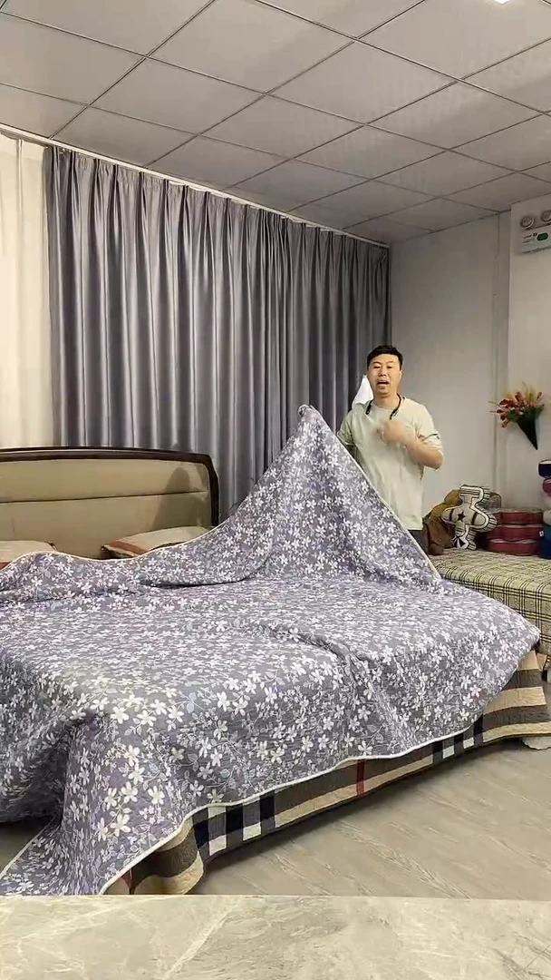 棉220cm*280cm 雪莲花