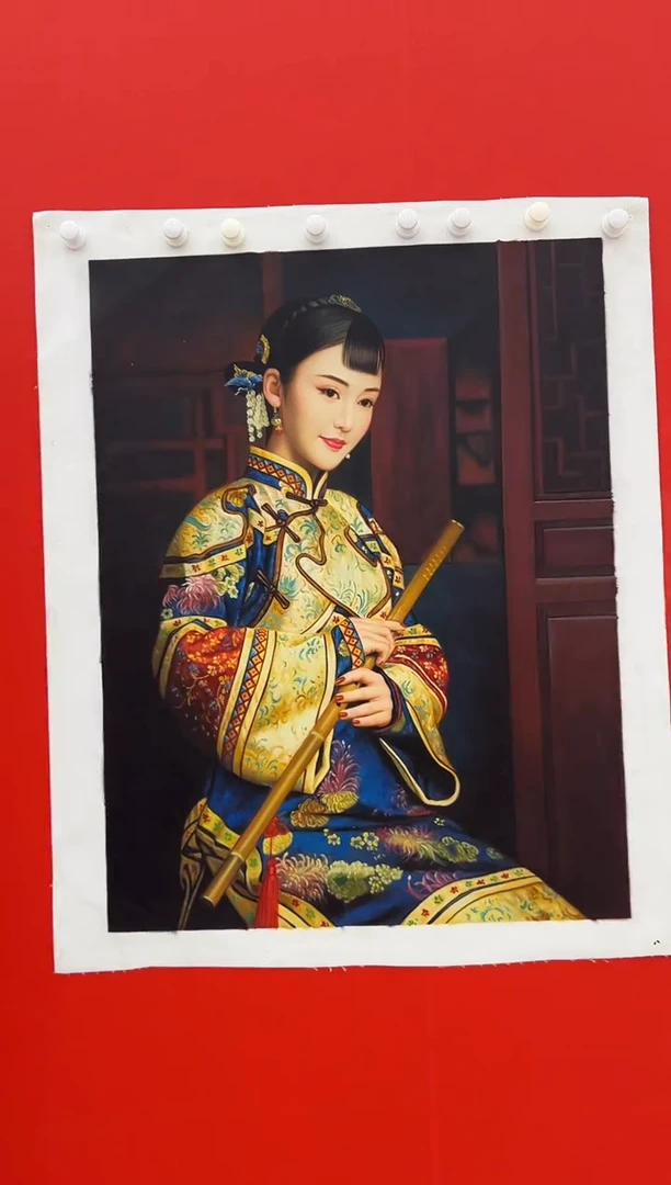 国画二郎老师油画精品