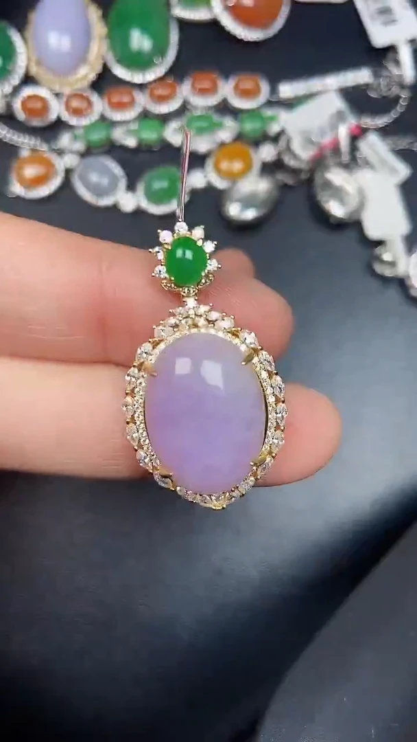 银S925镶嵌戒指翡翠2760