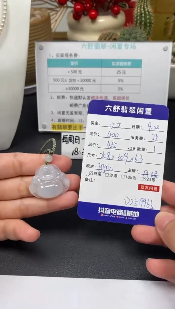 颈饰未镶嵌翡翠文*D2519965