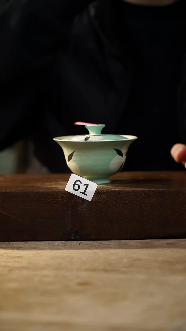 瓷片设计师手作！！！落单设计师福利！！盖碗