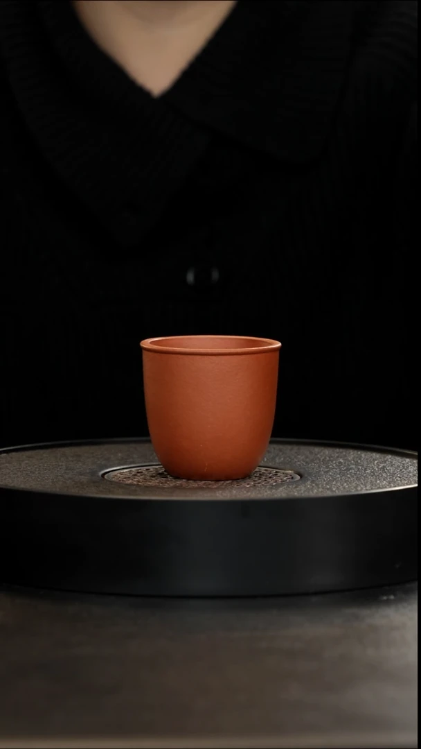 茶壶段泥特价吸粉黄龙山大红泥手工主人杯130cc