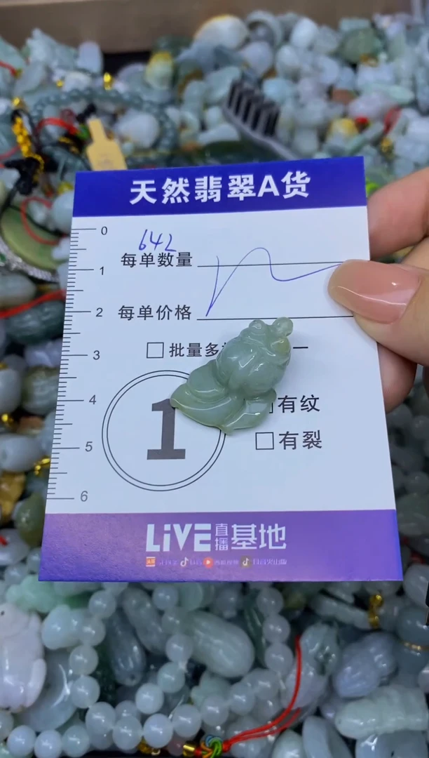 颈饰未镶嵌翡翠天然翡翠A货批量多样性发一件