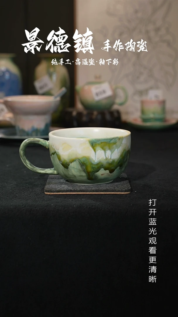 原创景德镇手工高温陶瓷886