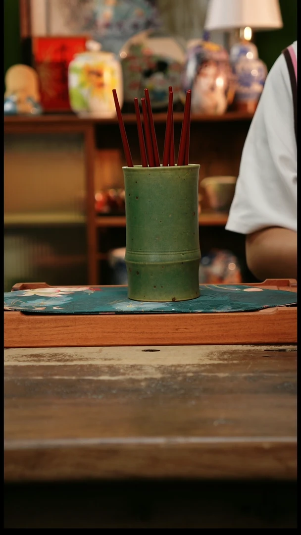 罐景德镇纯手工釉下彩精品茶具水杯