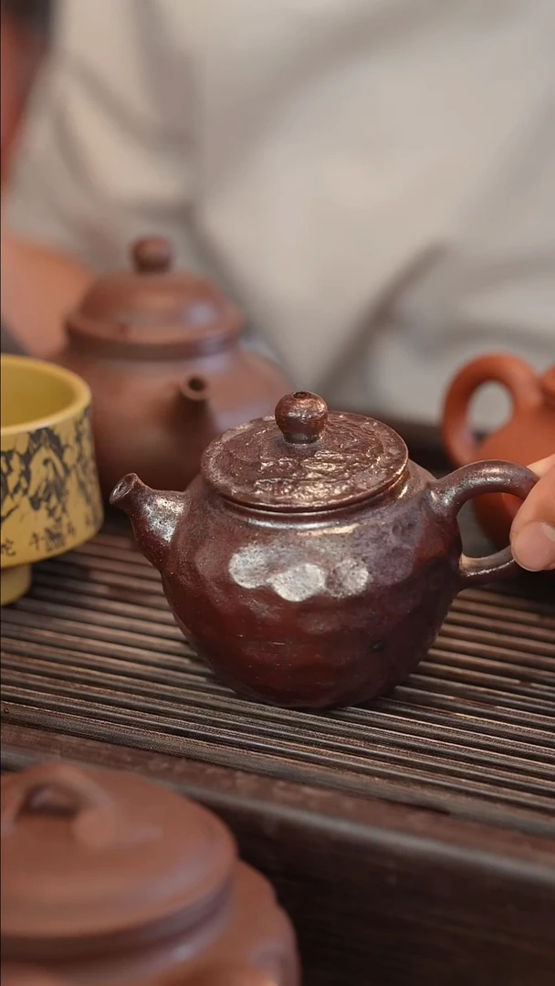 茶壶紫砂原矿手工制作