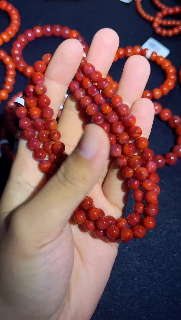 未镶嵌手串南红玛瑙A98 牛血