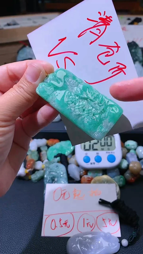 【闪购商品】翡翠颈饰未镶嵌挂件