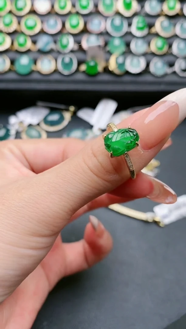 【闪购商品】翡翠戒指银S925镶嵌11111111111