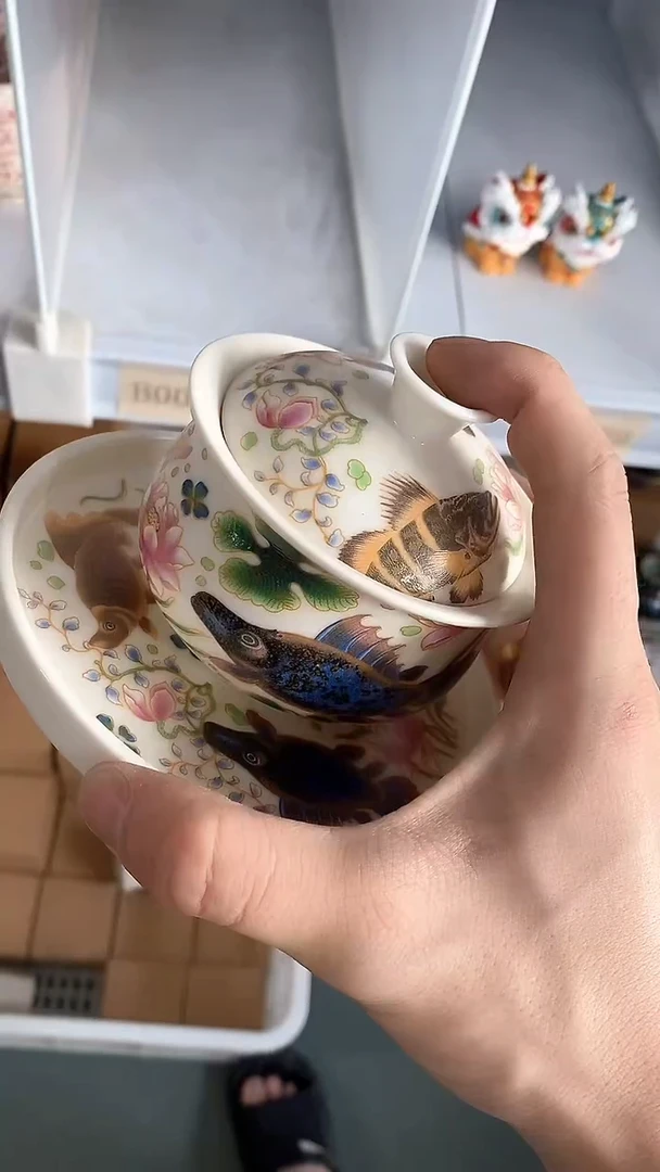 瓷片陶瓷茶具茶器B0078