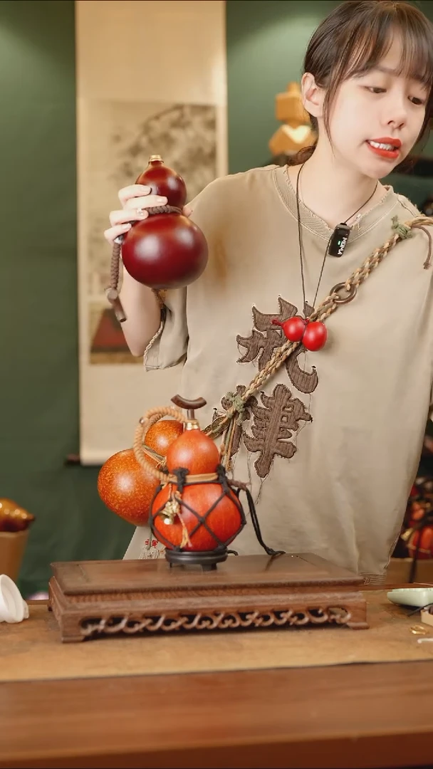 10号精品天然大漆酒葫芦一物一拍~