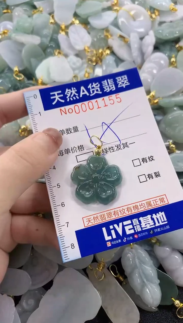 颈饰未镶嵌翡翠天然A货翡翠