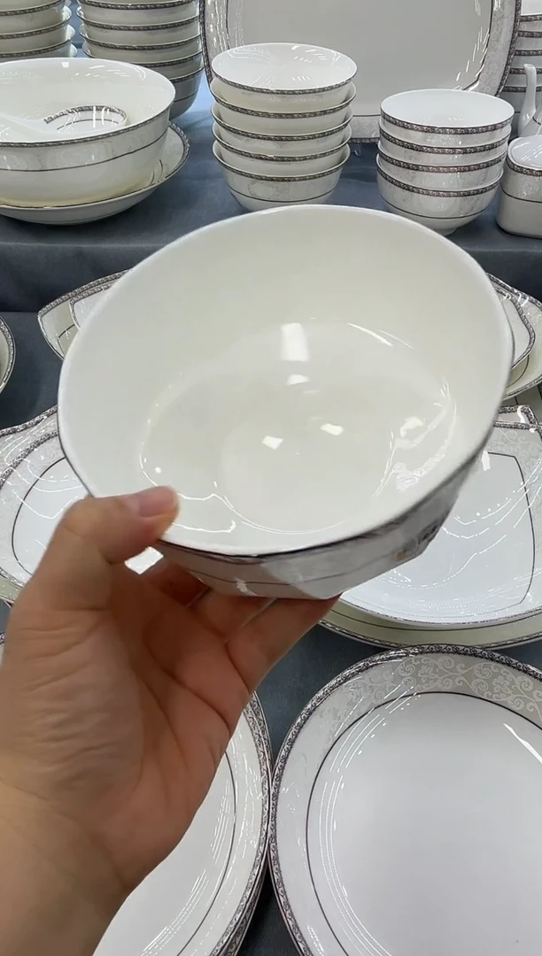 骨瓷玲珑6钻石6个