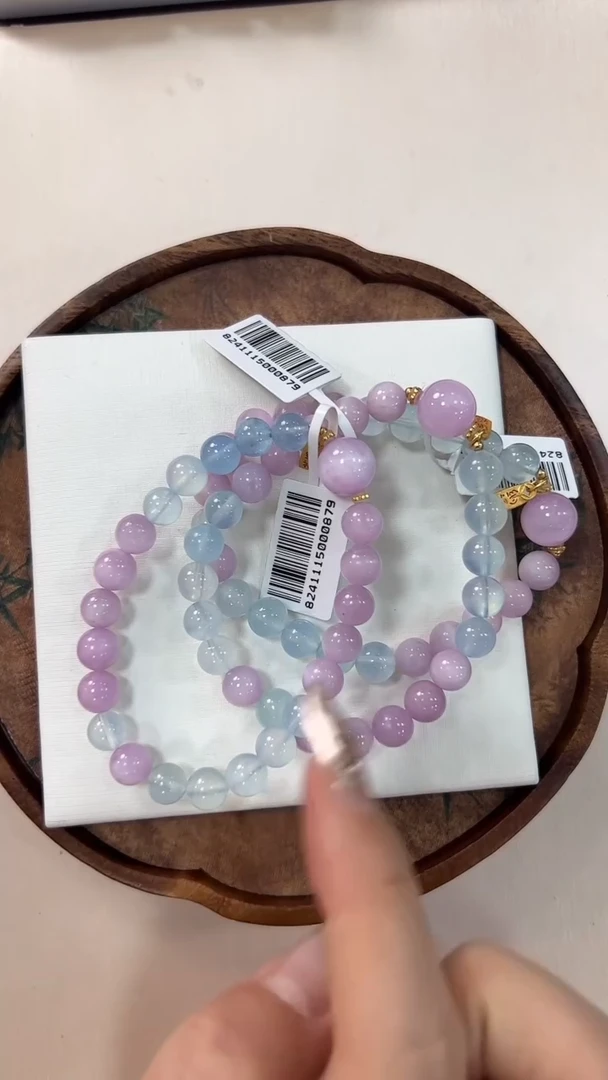 【闪购商品】海蓝宝石手链未镶嵌JC065约7mm多样性发一件