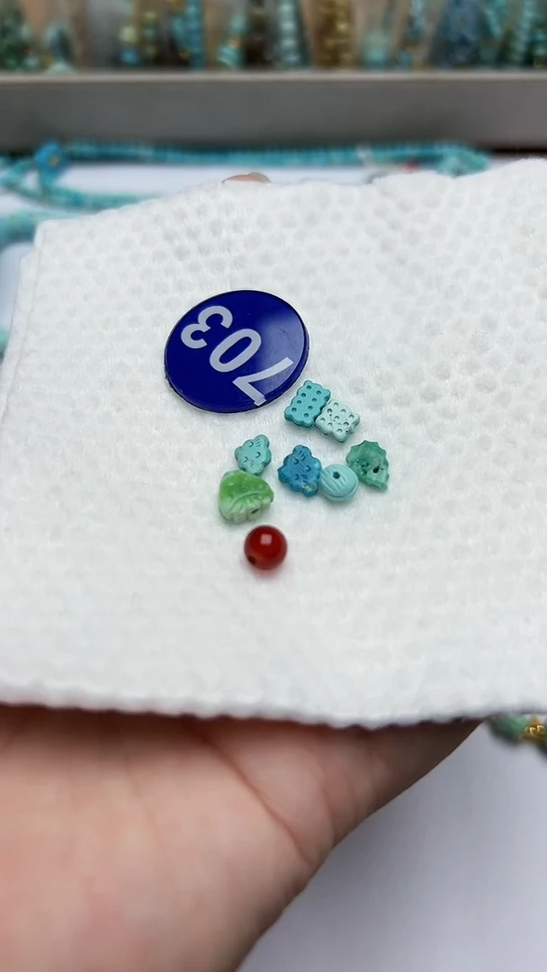 玛瑙/玉髓珠子未镶嵌703随机发