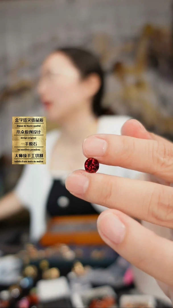 未镶嵌裸石石榴石刻面