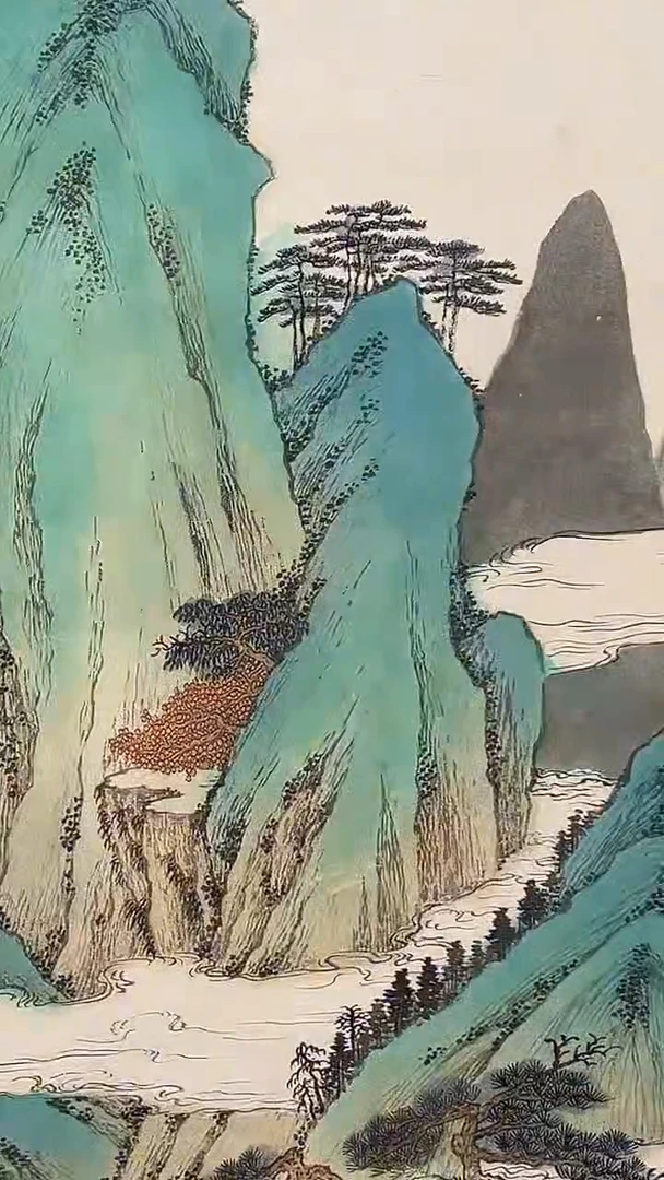 国画李纲-8平尺-山水国画