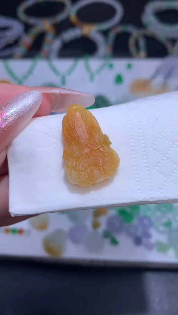 未镶嵌定制翡翠白菜