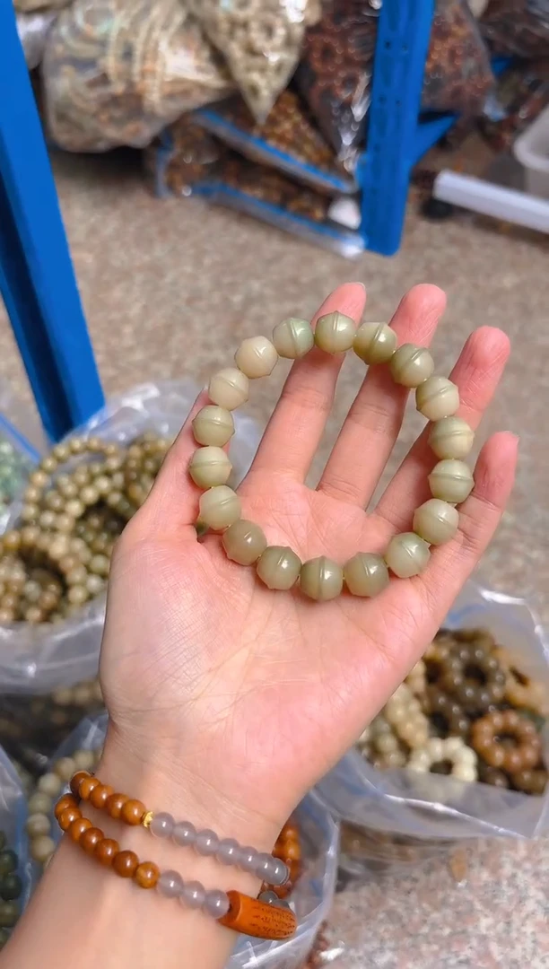 吊坠菩提根/象牙果蜜罐单圈颜色随机一条