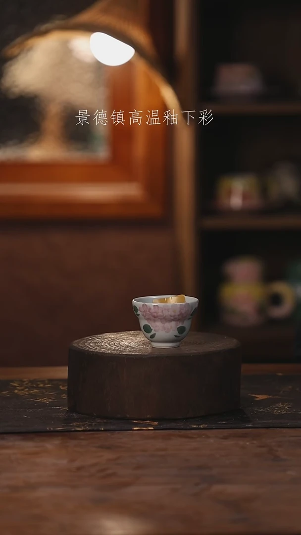 陶瓷景德镇高温釉下手绘陶瓷355