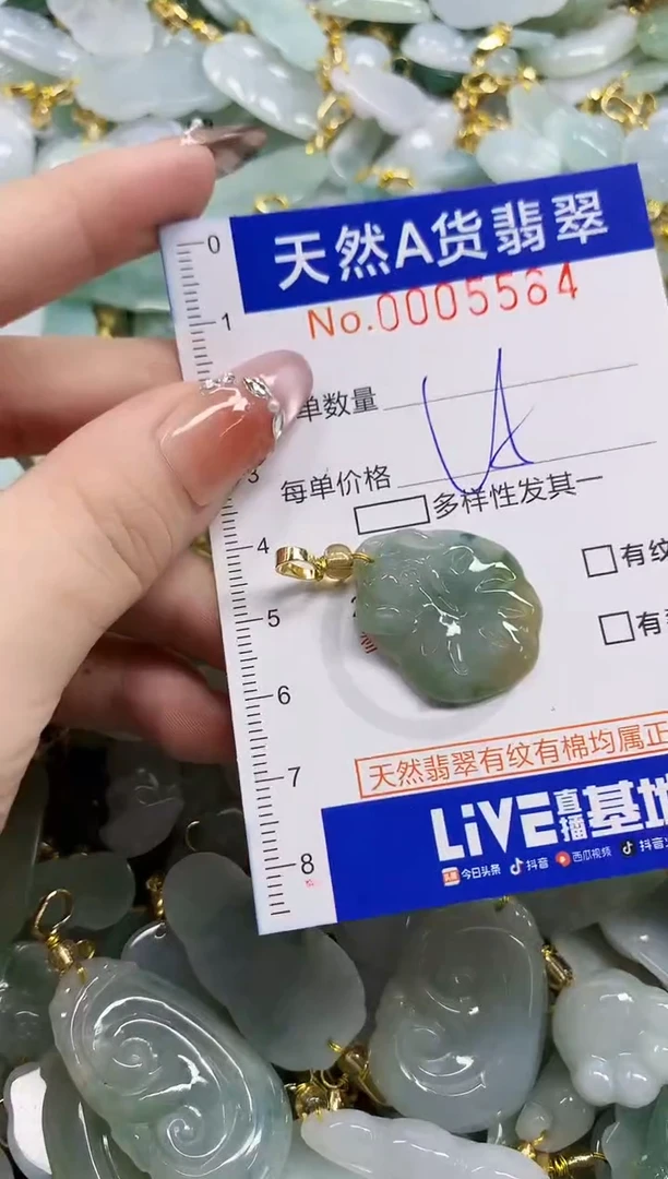 颈饰未镶嵌翡翠天然A货翡翠