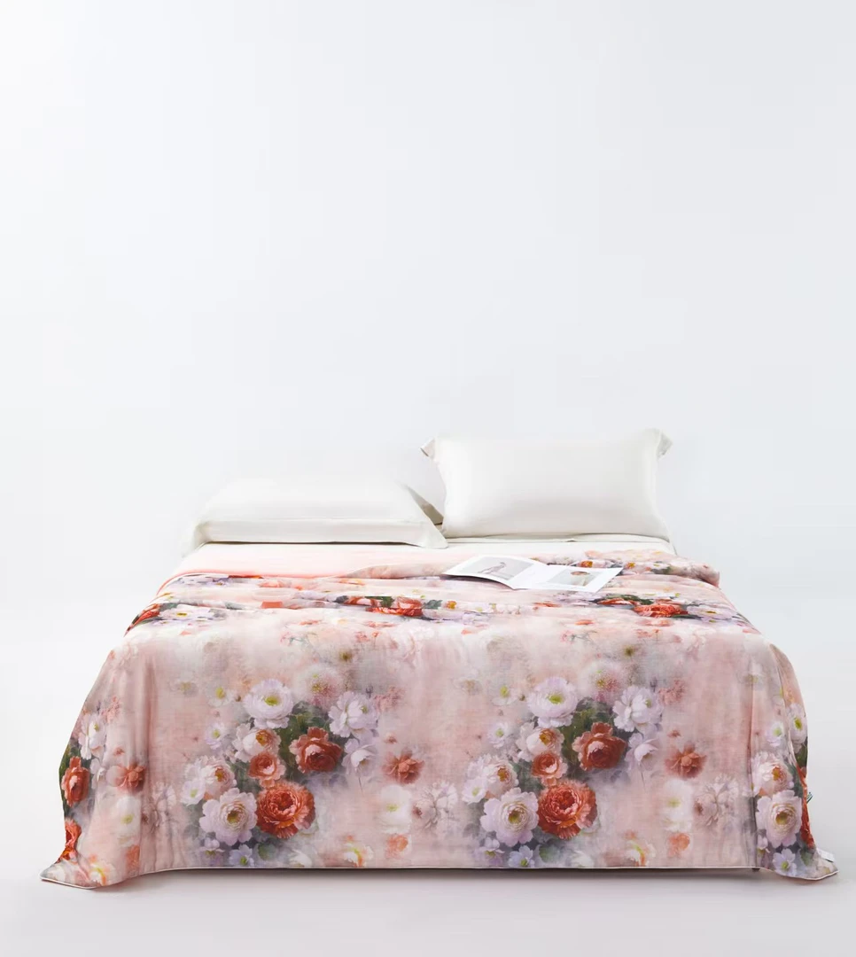 【三总】DJ数码印花凉感丝夏被系列-莫奈花园