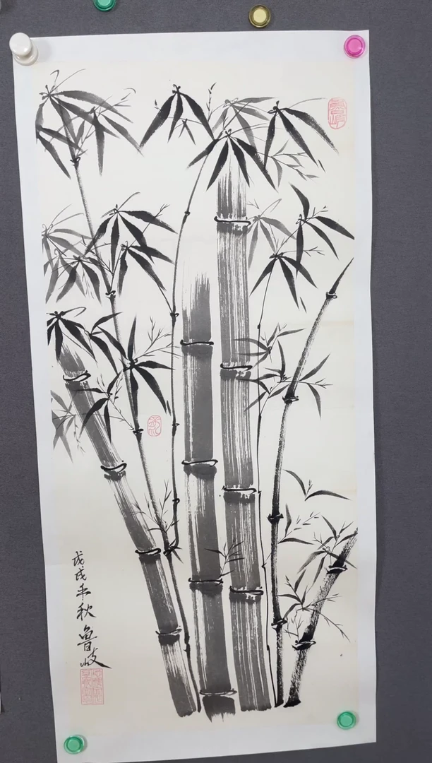 国画国画山水花鸟作品