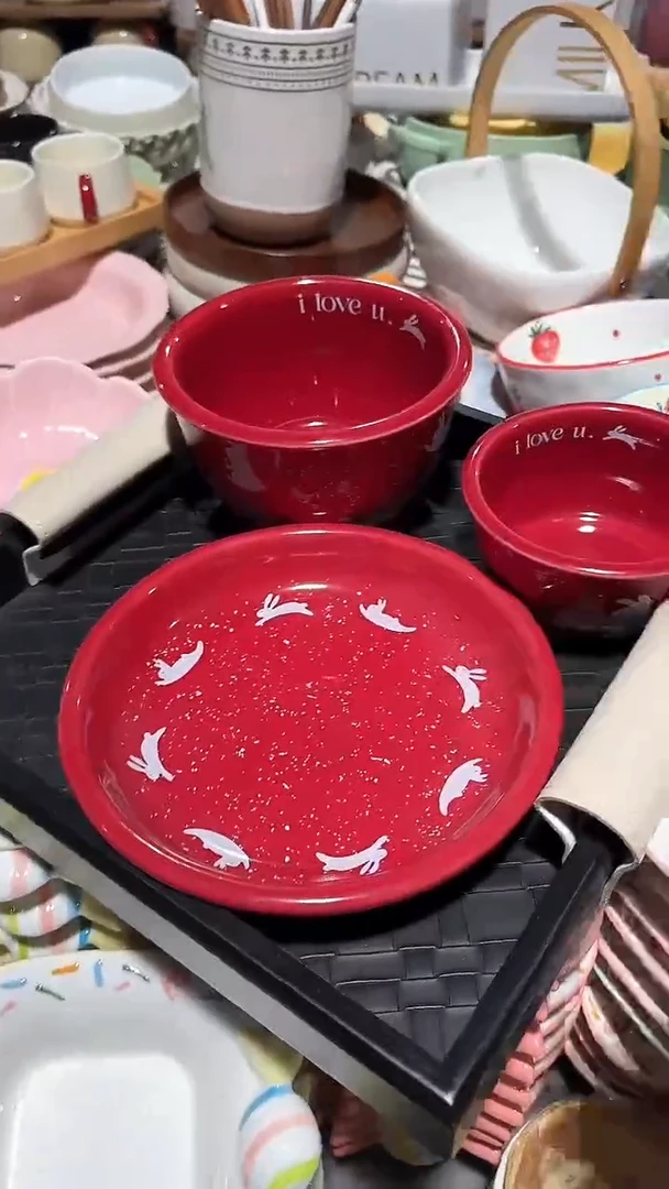 陶瓷兔子3件套微瑕 凑满20元包邮