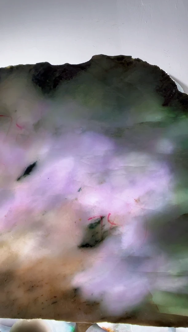 翡翠裸石缅甸翡翠A货柠6325