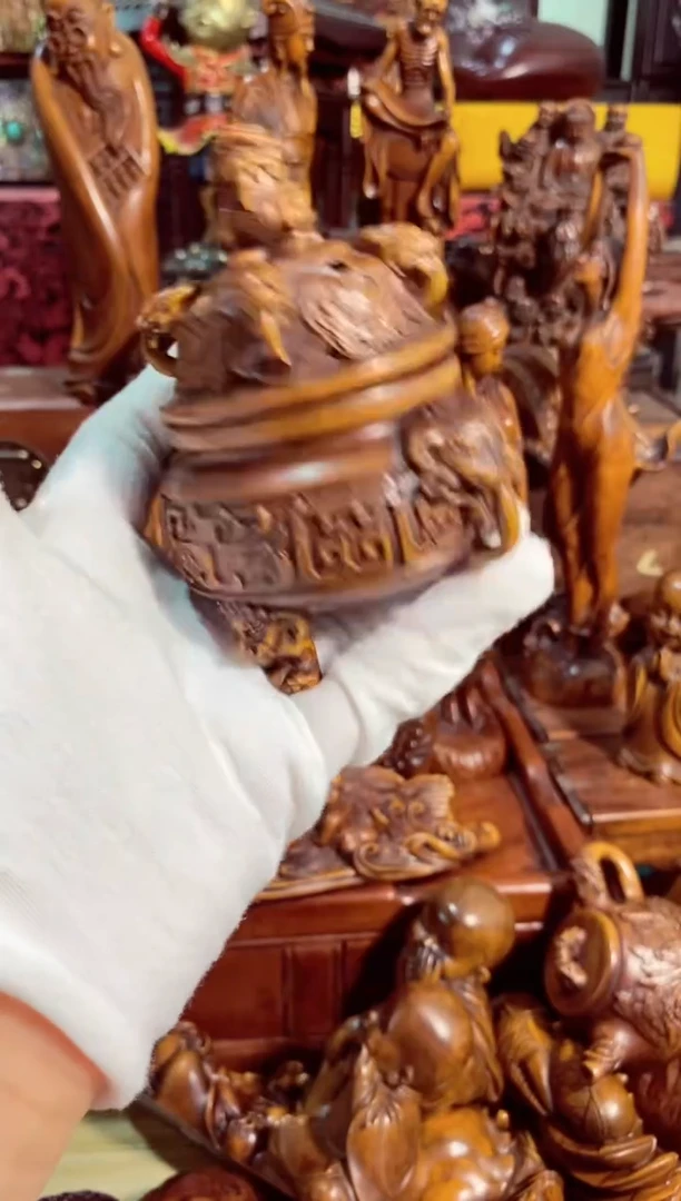 小叶黄杨小件香炉