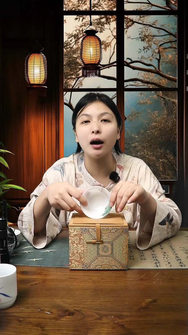 景德镇高温瓷荷塘月色