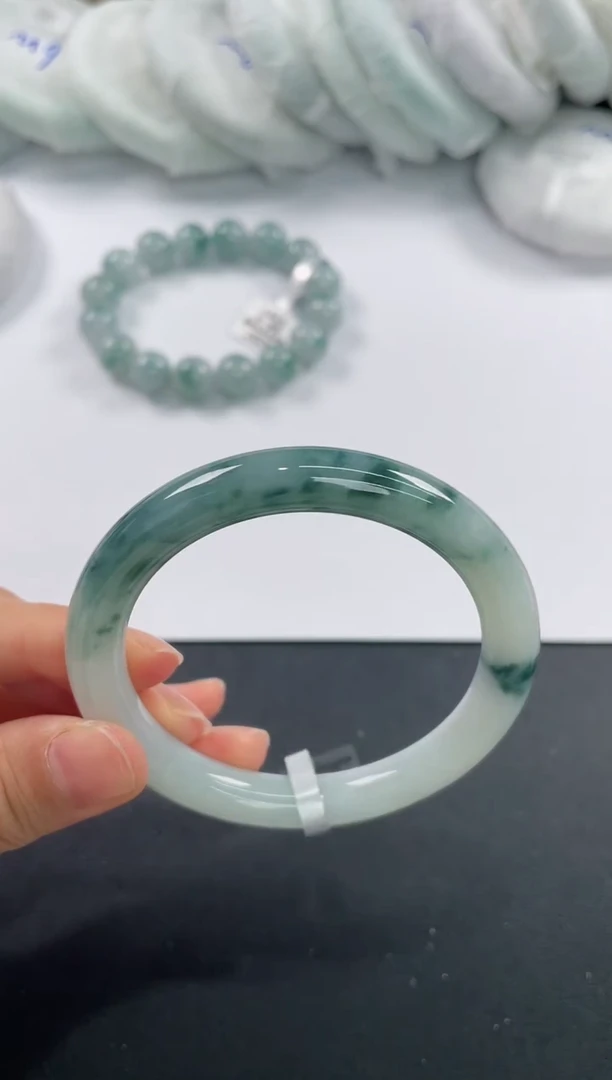 未镶嵌定制翡翠基地发货H 8257 53+