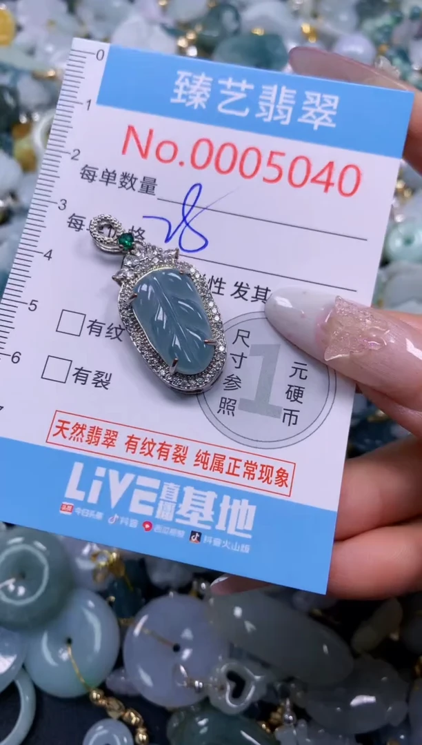 颈饰未镶嵌翡翠5040
