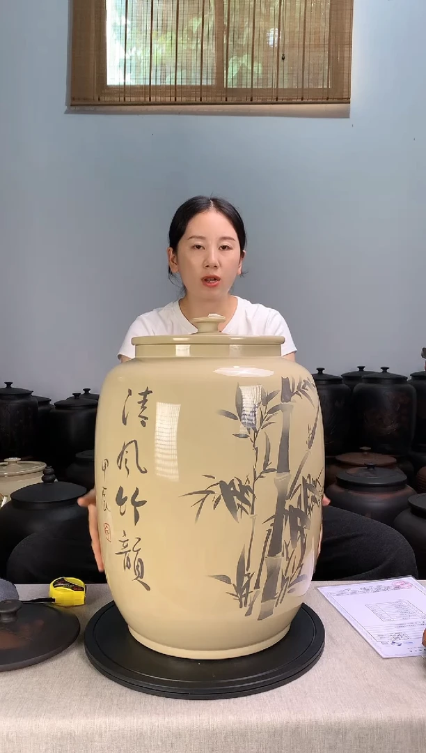 建水紫陶茶缸微瑕疵