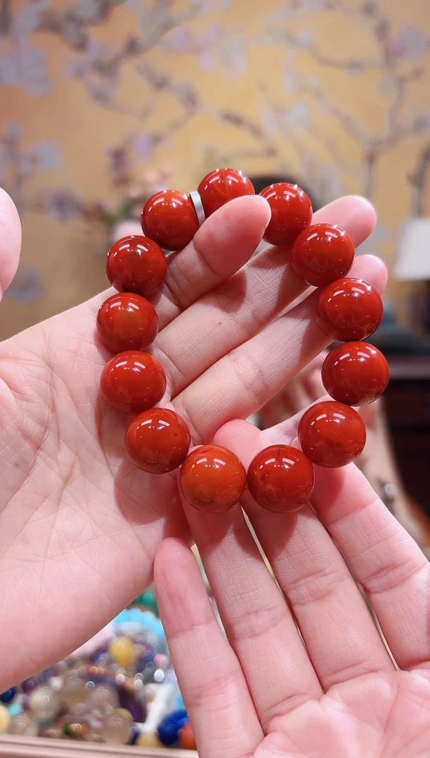 未镶嵌手链南红玛瑙15.8咪南红设计款