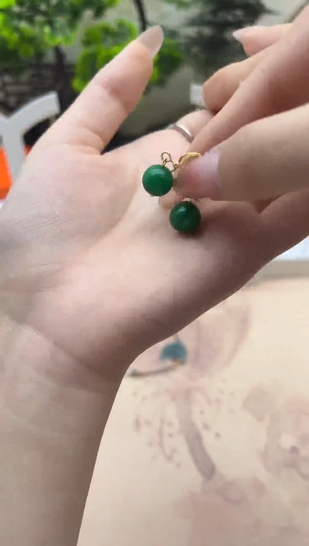 未镶嵌翡翠耳饰83