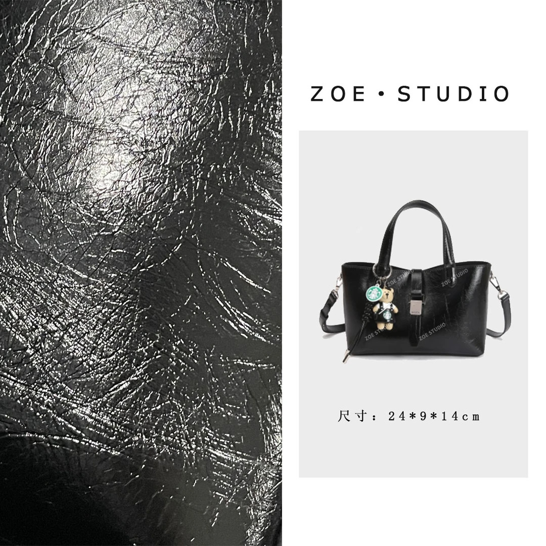 【佐伊甄选】SKL-5508-黑色轻奢女士时尚复古百搭单肩腋下斜跨包