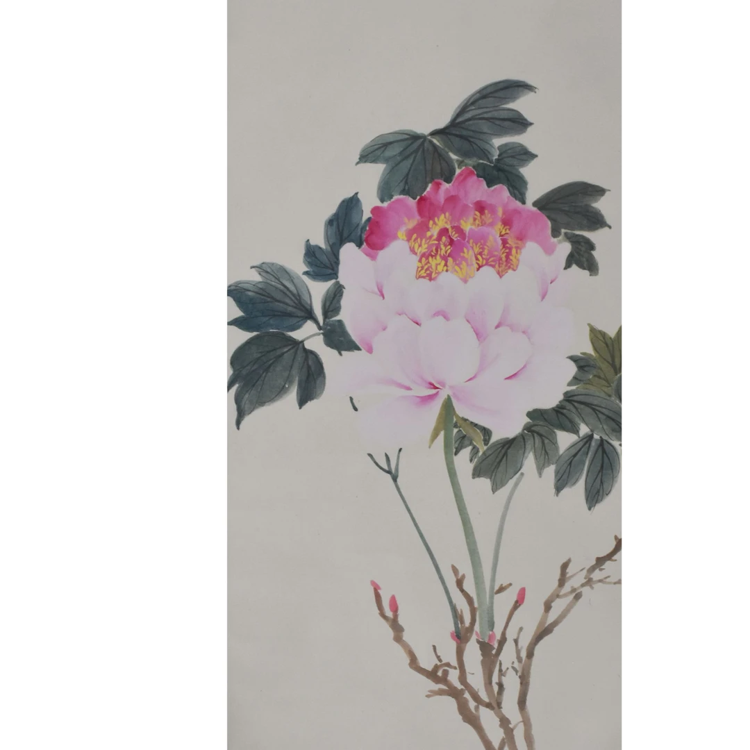 HM5017 国色天香 65×32 纸本立轴 1.8平尺