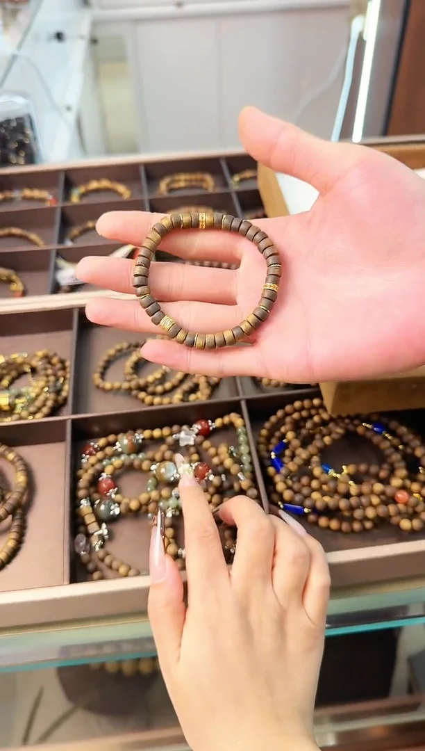 沉香手串沉香直切手串 多样性发一