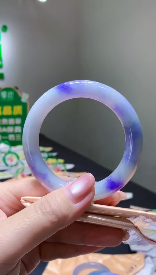 未镶嵌手镯翡翠k4天然A货缅甸翡翠57.2