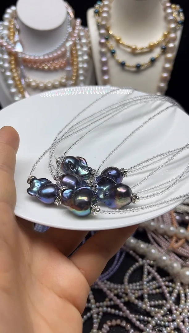 淡水珍珠未镶嵌颈饰多人