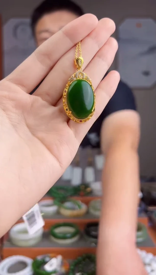 和田玉未镶嵌颈饰多样性发货 拍一单发一个