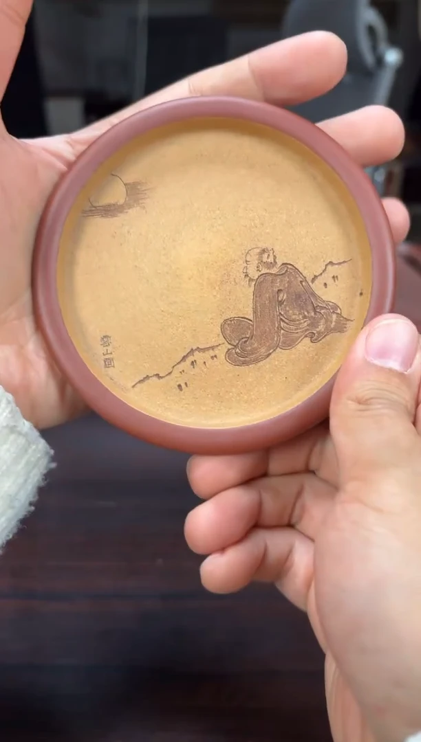 茶壶紫砂段泥粉浆杯垫