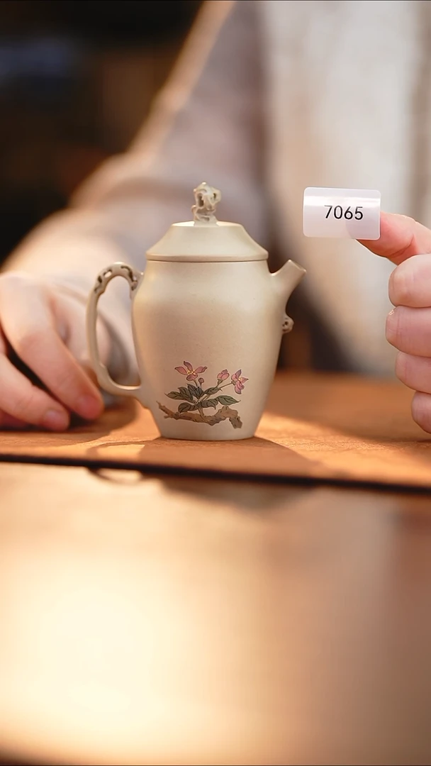 雲梦茶器紫陶茶壶7065