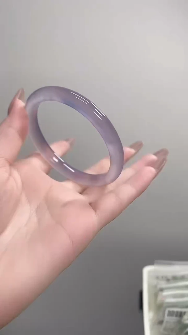 手镯玛瑙/玉髓未镶嵌59紫霞