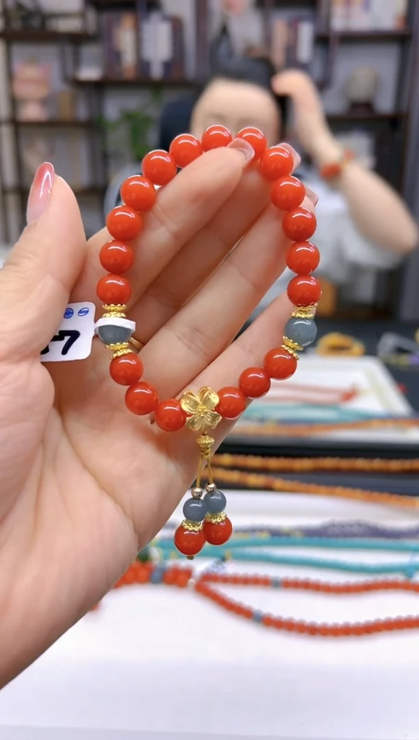【闪购商品】南红玛瑙手链未镶嵌S557
