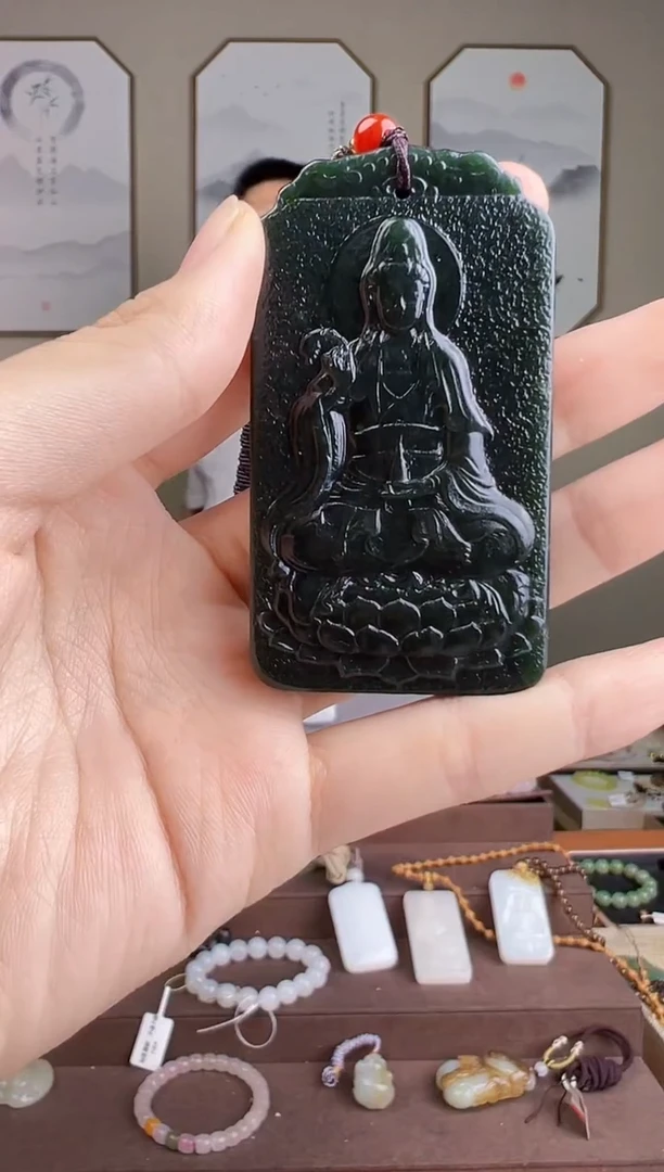 和田玉未镶嵌颈饰多样性发货 拍一单发一个