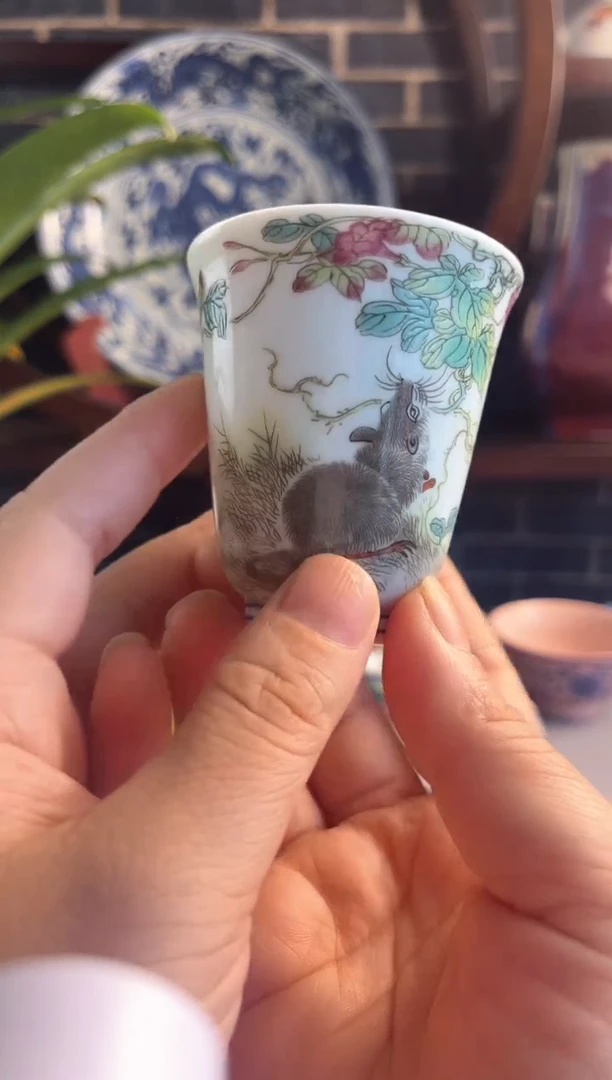 景德镇陶瓷艺术品鼠