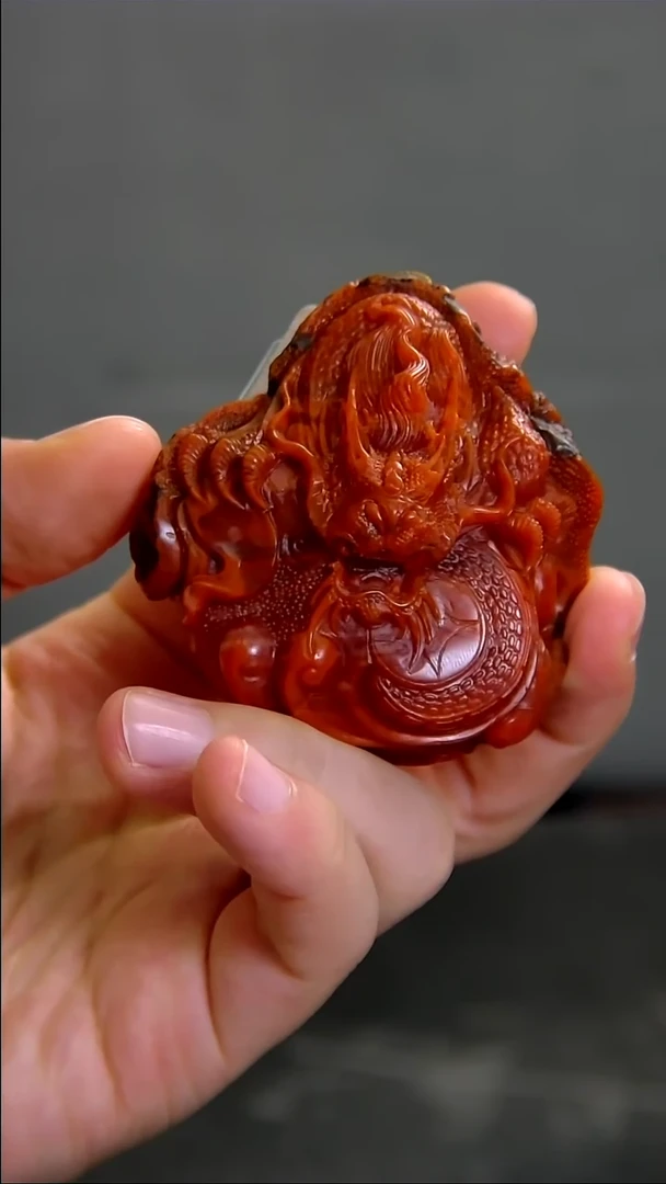 未镶嵌雕刻南红玛瑙005ZB1014产品一个