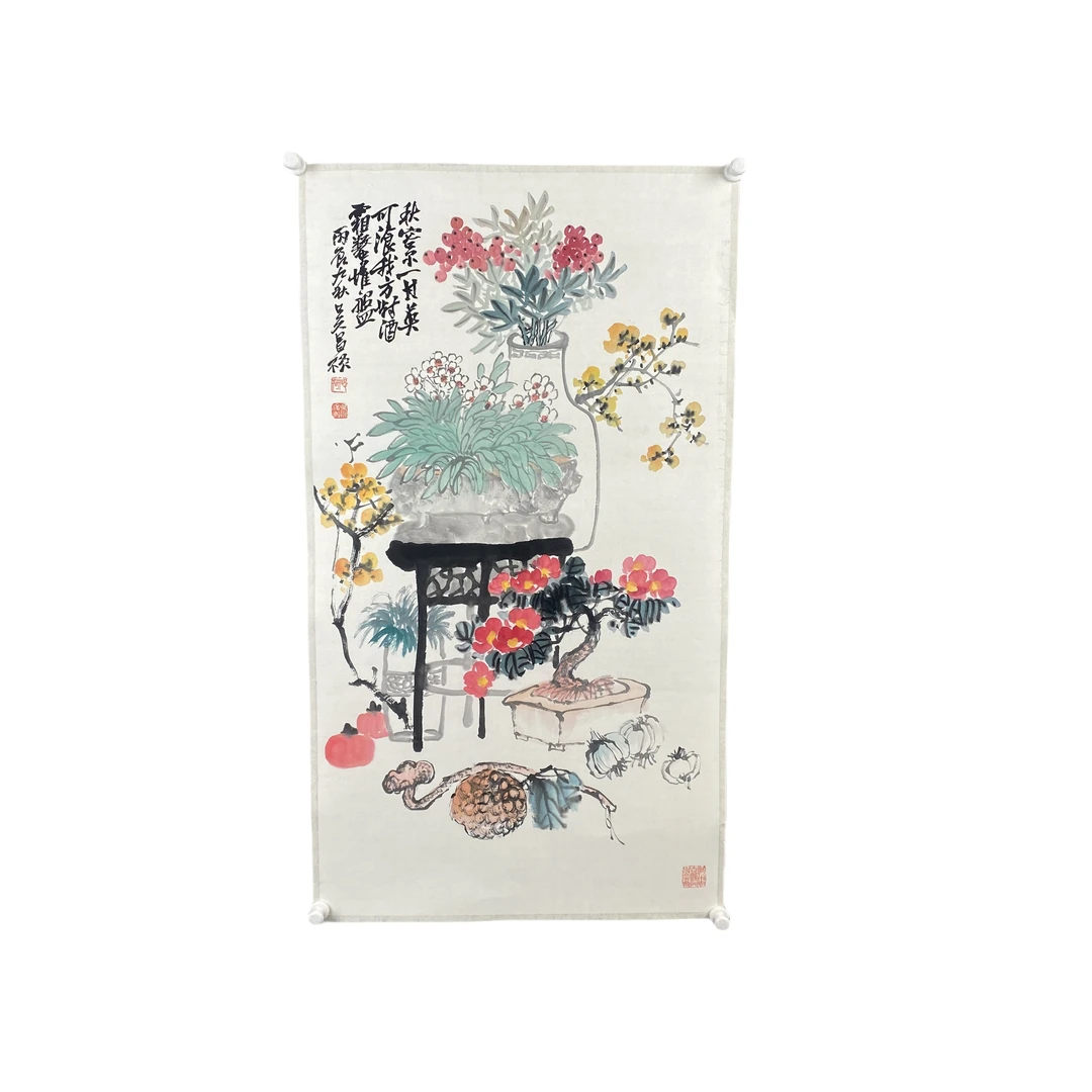 e30吴老师花鸟尺寸90*50